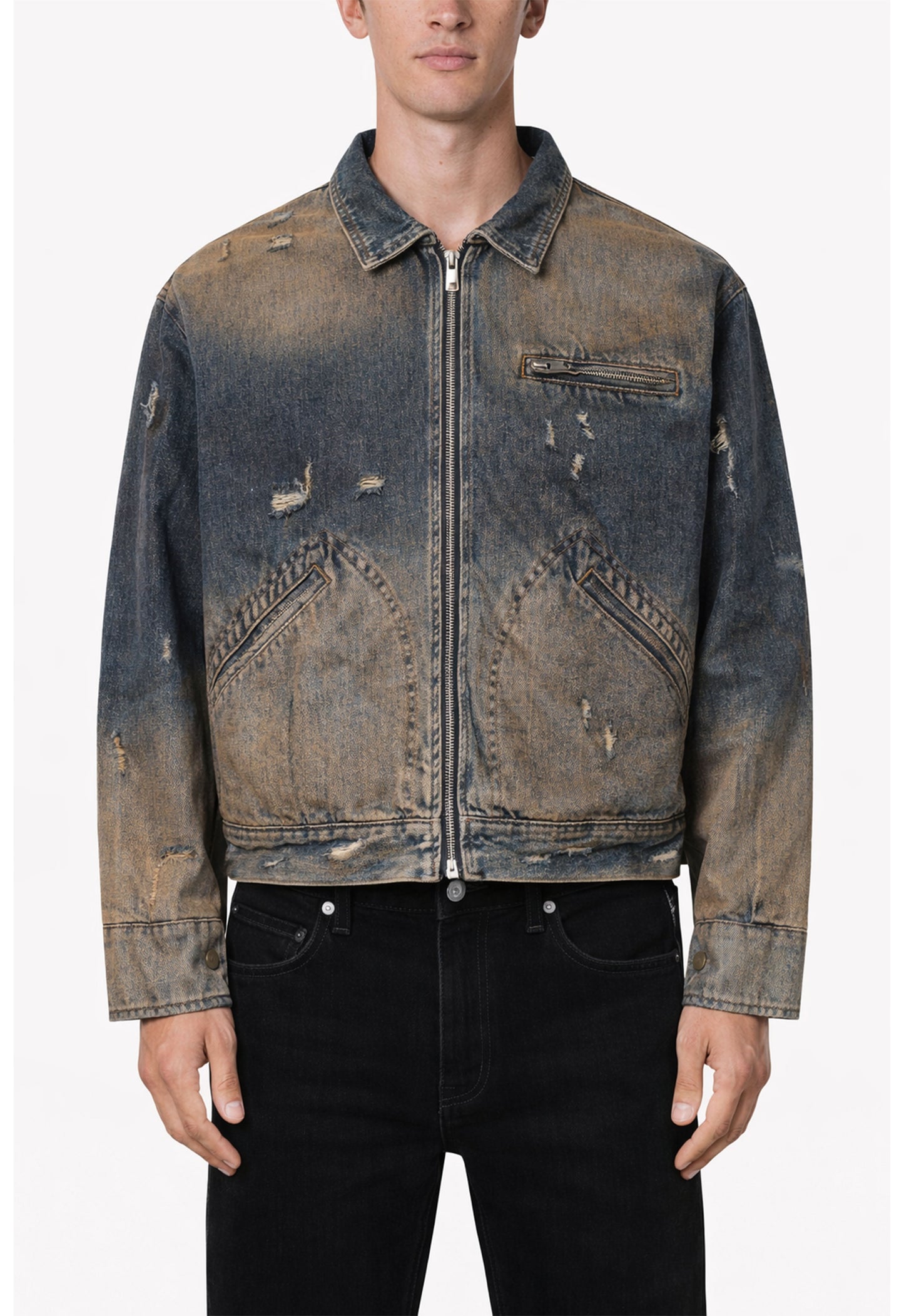 UNDEVELOPED Mud Wax Denim Jacket