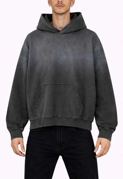 UNDEVELOPED Grey Distressed Hoodie