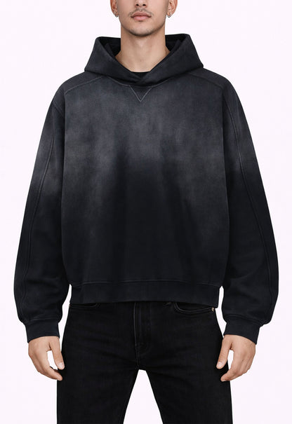 UNDEVELOPED Noir Contrast Panel Hoodie