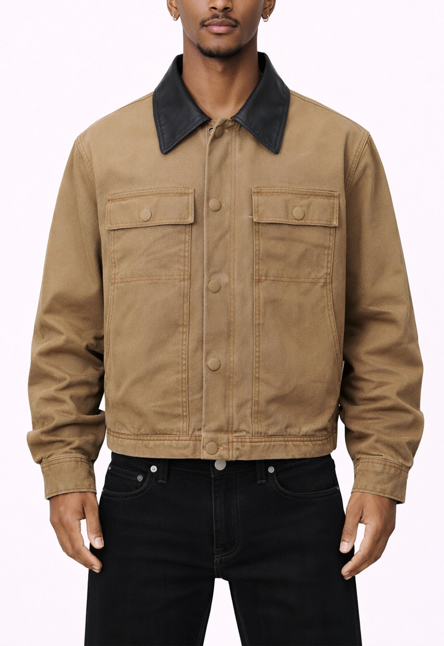 UNDEVELOPED Tan Suede Work Jacket