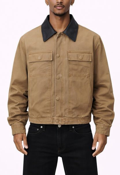 UNDEVELOPED Tan Suede Work Jacket