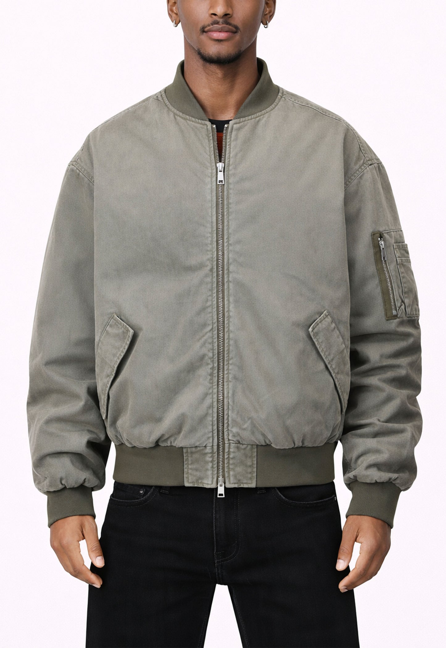 UNDEVELOPED Vintage Bomber Jacket MA1 [Olive]