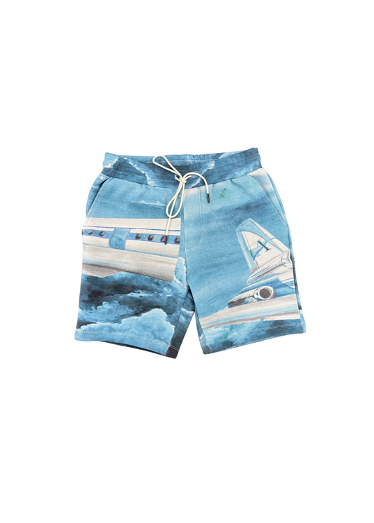 glee + co Printed Terry Simple Short
