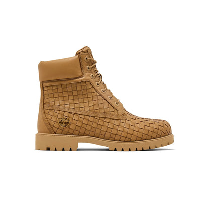 Size 8.5/9M Timberland Textured Premium 6-Inch Boots ‘Beige’