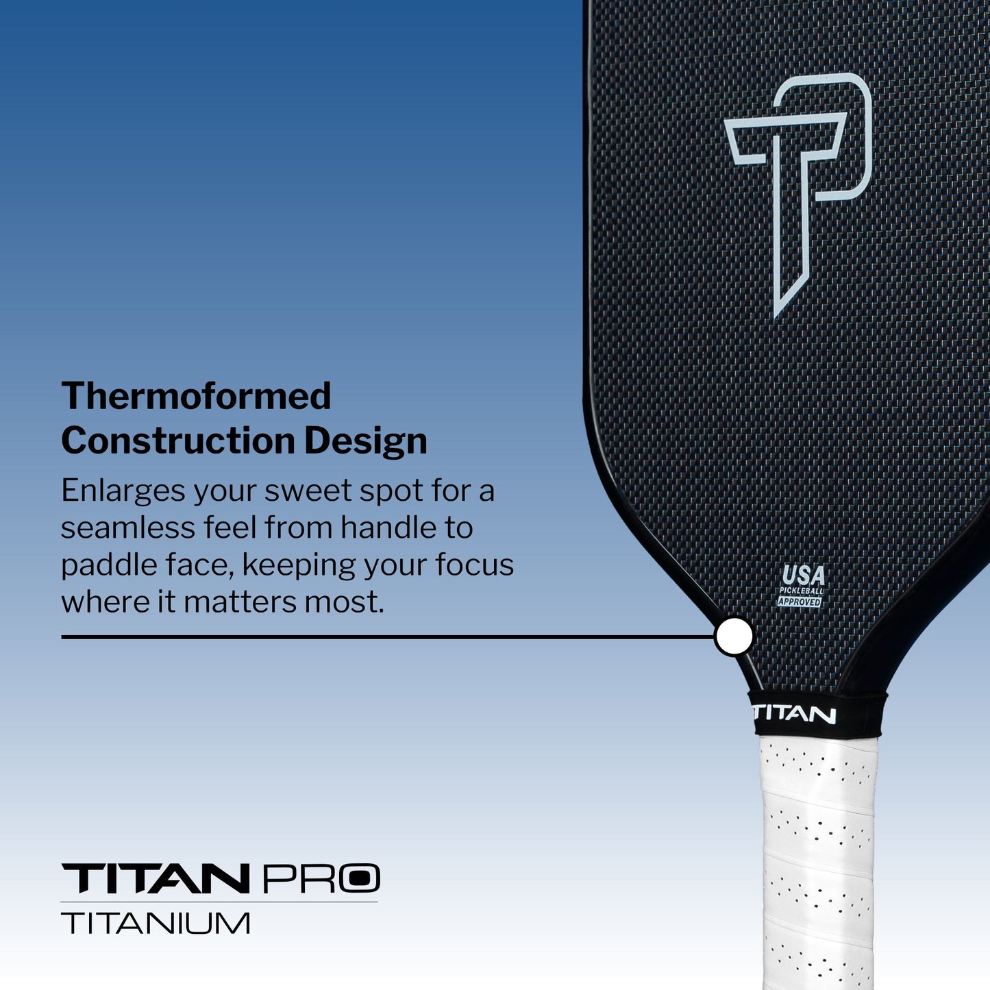 Titan Pickleball Pro Titanium 16L - Mann
