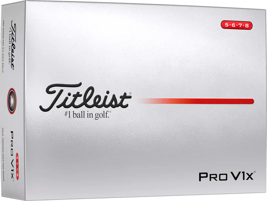 Titleist 2025 Pro V1x High Number Golf Balls