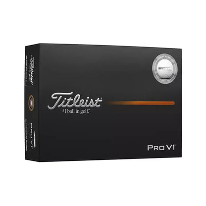 Titleist 2025 Pro V1 Enhanced Alignment Dozen White Golf Balls