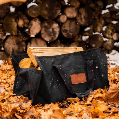 WDO Tote Shape Canvas Firewood Log Carriers