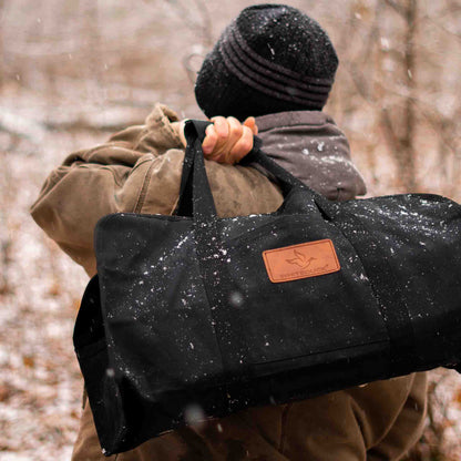 WDO Tote Shape Canvas Firewood Log Carriers
