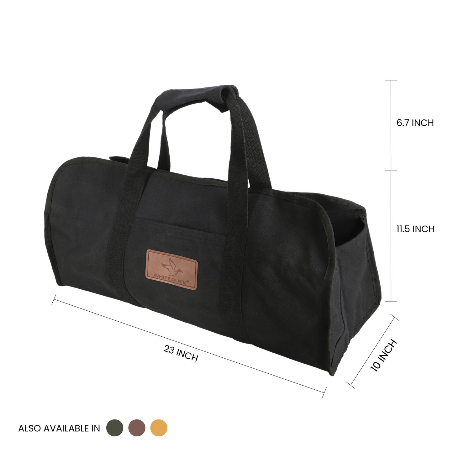 WDO Tote Shape Canvas Firewood Log Carriers