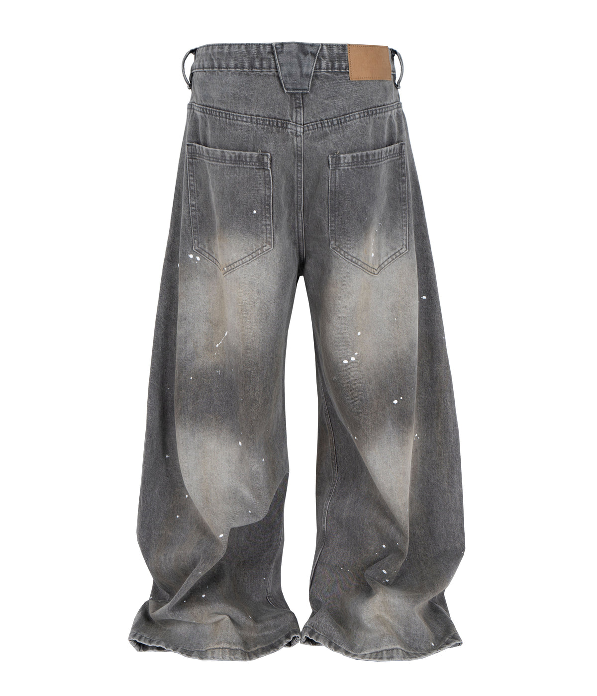 UNDEVELOPED Slate Wideboy Splatter Denim