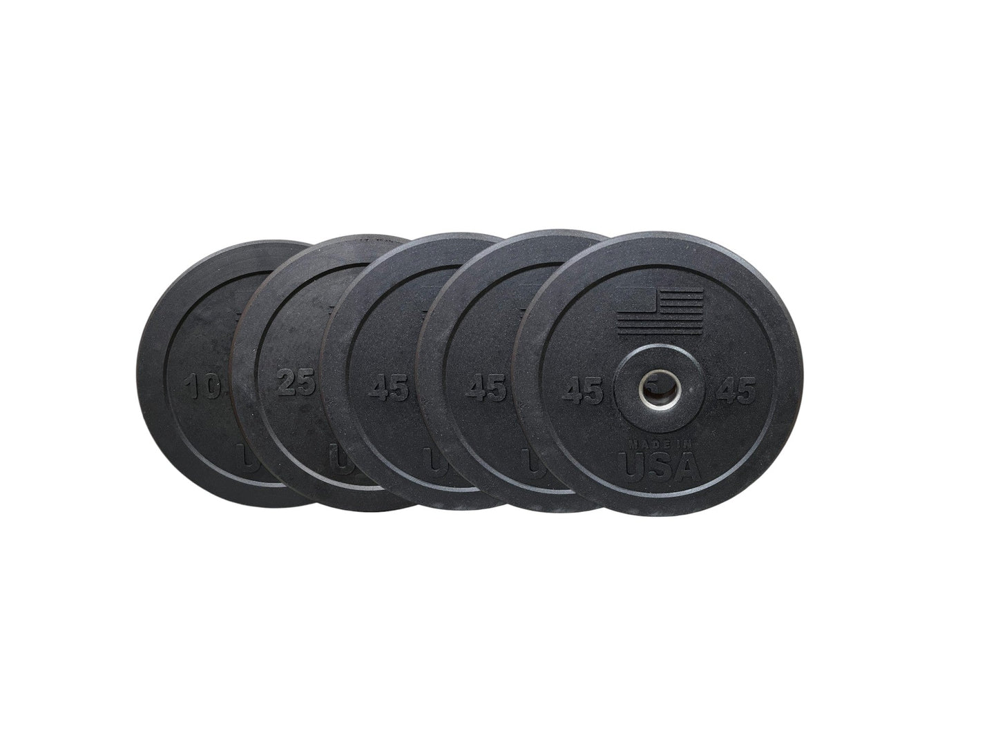 HomeGrown Lifting USA Bumper Plate Set
