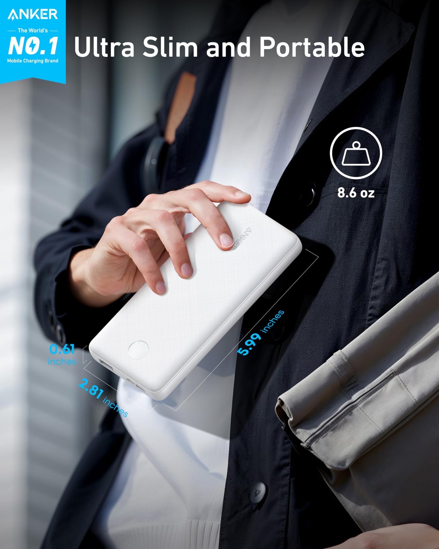 Anker 313 Power Bank (PowerCore 10K) - Mann