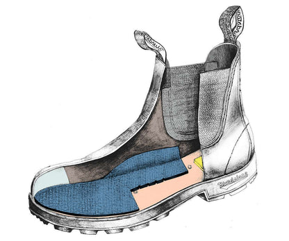 Blundstone 1910 Originals Suede Boots - Steel Grey