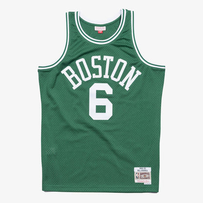 Size XS Boston Celtics - Bill Russell 1962 Kelly Swingman Jersey