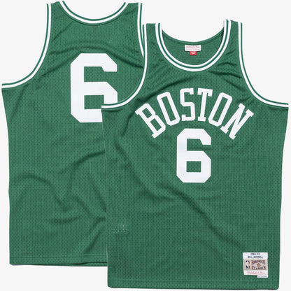 Size XS Boston Celtics - Bill Russell 1962 Kelly Swingman Jersey