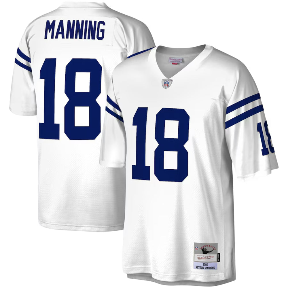 Size L Indianapolis Colts - NFL 2006 Peyton Manning Legacy Jersey - Mann