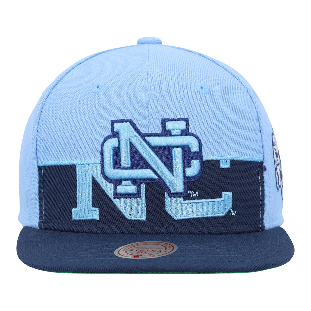North Carolina Tar Heels - NCAA Half And Half Snapback Hat - Mann