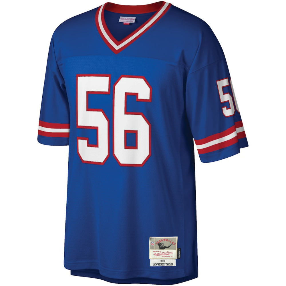 New York Giants - Lawrence Taylor 1986 Royal Legacy Player Men's Jersey - Mann