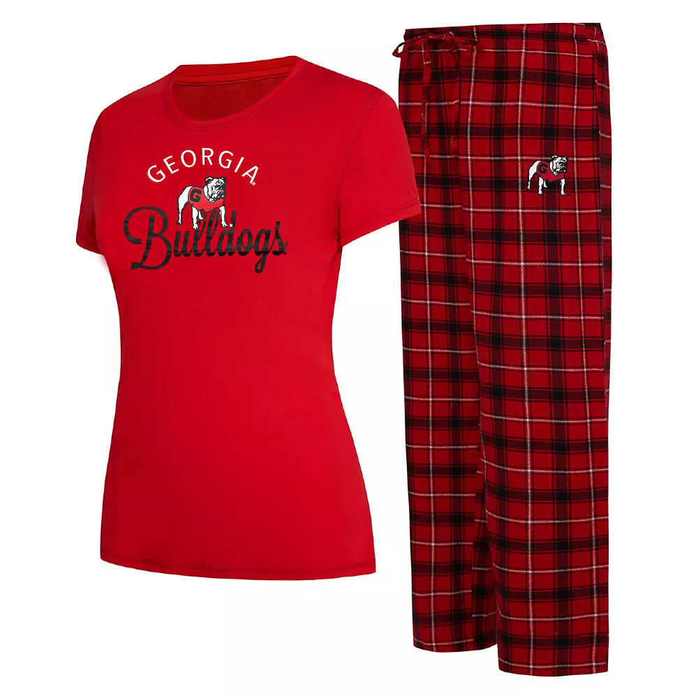 Georgia Bulldogs - Badge Top & Pant Pajama Set - Mann