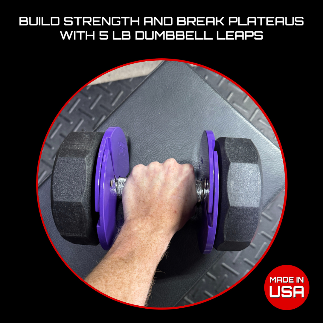 Micro Gainz Purple 2.5LB Dumbbell Fractional Weight Plates