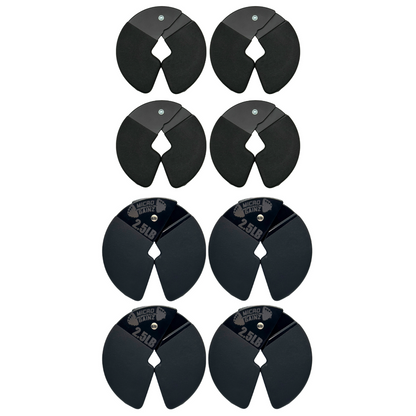 Micro Gainz Double Pack of PVC Dip Coated 1.25LB & 2.5LB Dumbbell Fractional Weight Plates