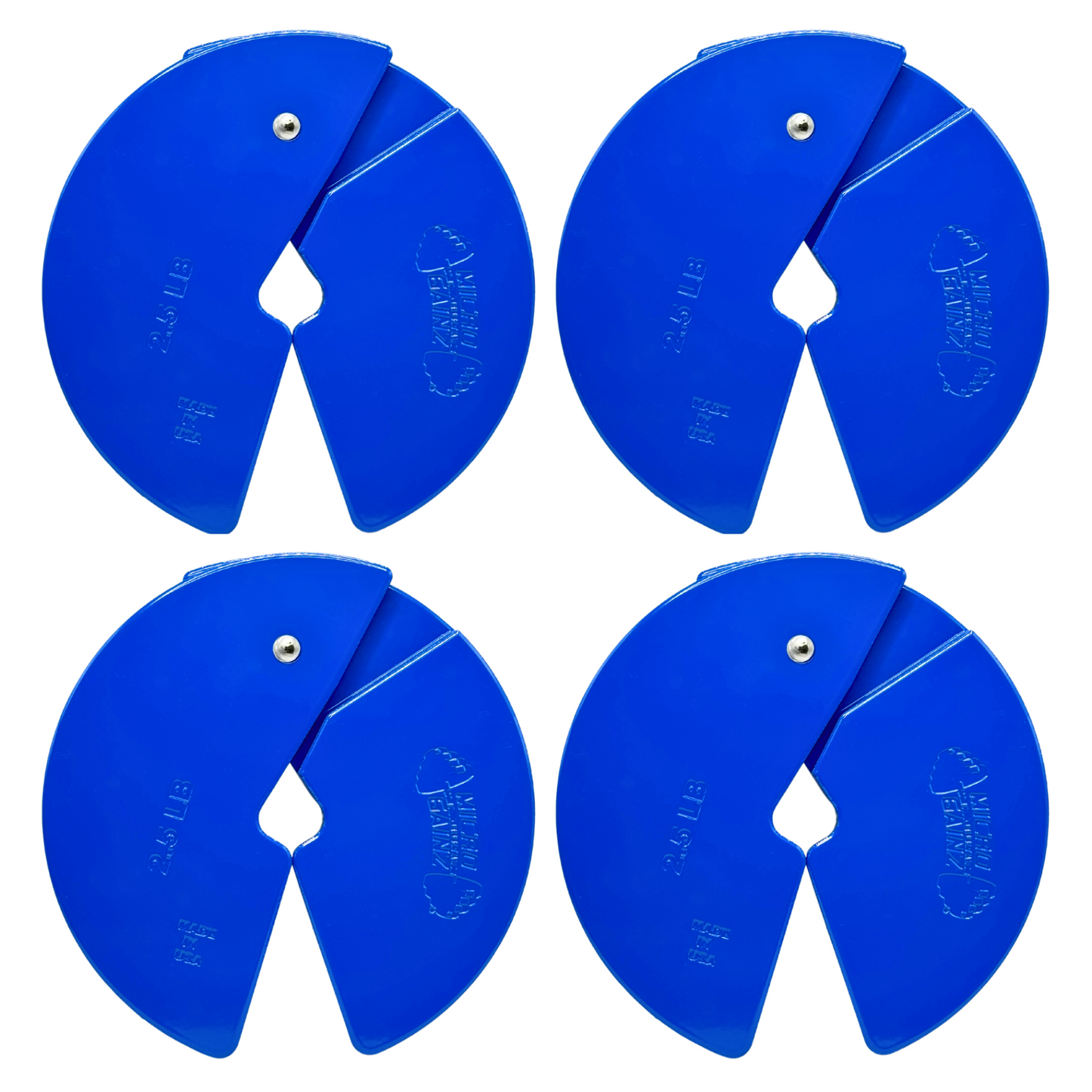 Micro Gainz Blue 2.5LB Dumbbell Fractional Weight Plates