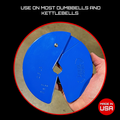 Micro Gainz Blue 2.5LB Dumbbell Fractional Weight Plates