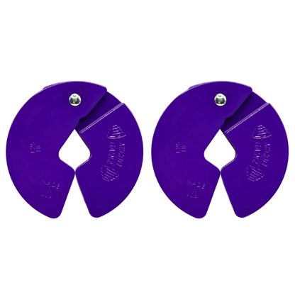 Micro Gainz Purple 1.25LB Dumbbell Fractional Weight Plates