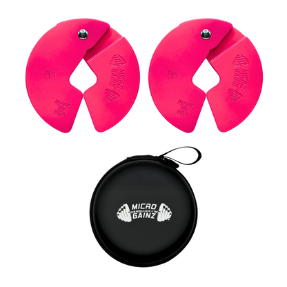 Micro Gainz Pink 1.25LB Dumbbell Fractional Weight Plates