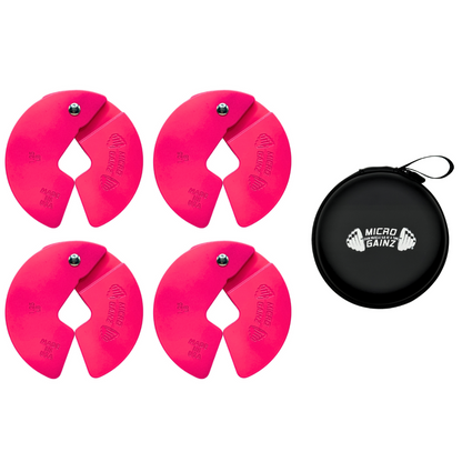 Micro Gainz Pink 1.25LB Dumbbell Fractional Weight Plates