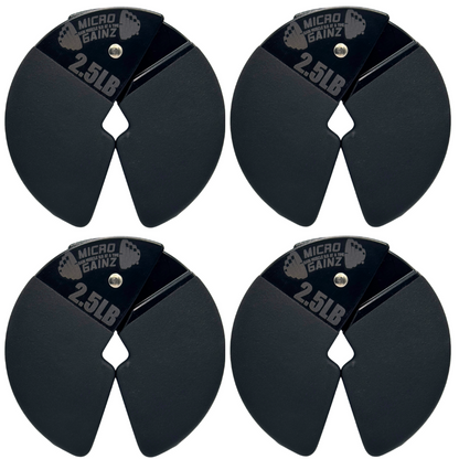 Micro Gainz PVC Dip Coated 2.5LB Dumbbell Fractional Weight Plates