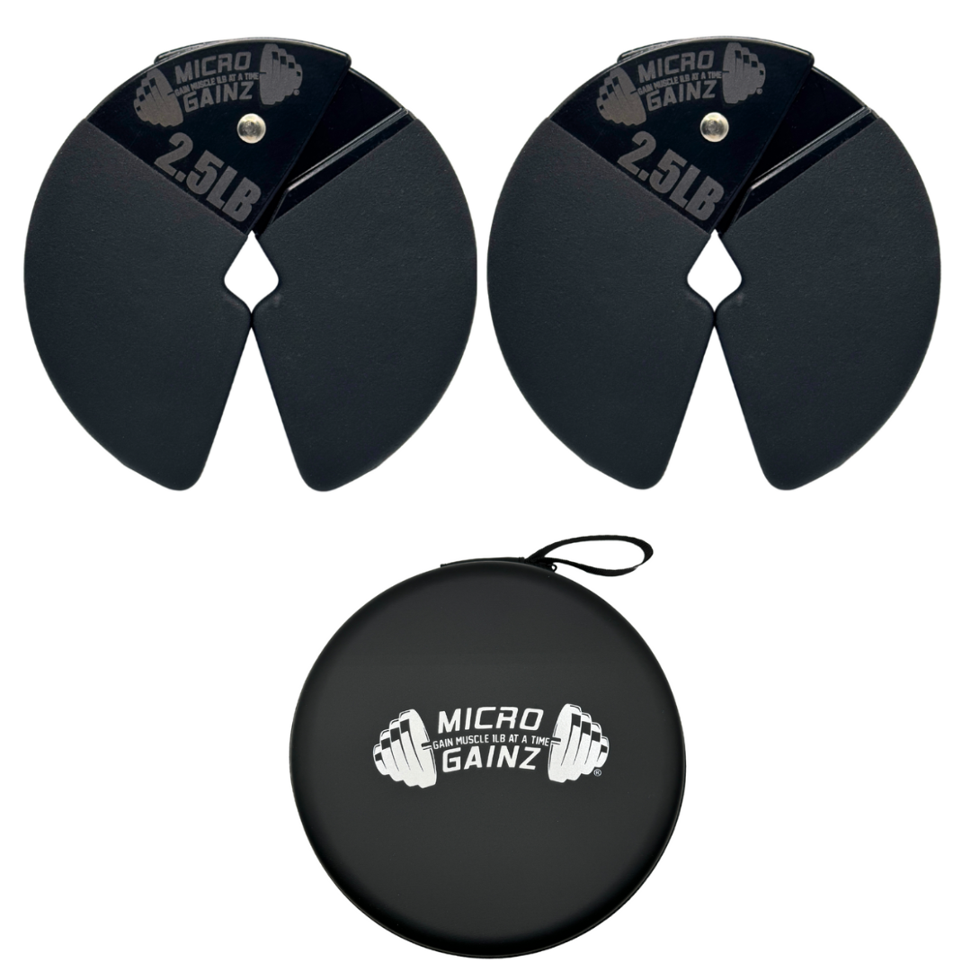 Micro Gainz PVC Dip Coated 2.5LB Dumbbell Fractional Weight Plates