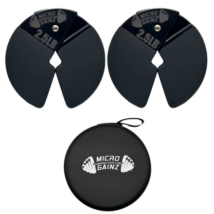 Micro Gainz PVC Dip Coated 2.5LB Dumbbell Fractional Weight Plates