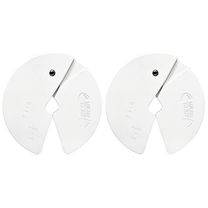 Micro Gainz White 2.5LB Dumbbell Fractional Weight Plates