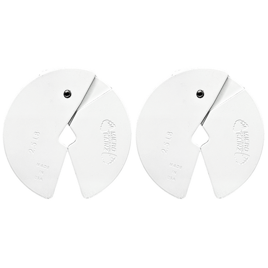 Micro Gainz White 2.5LB Dumbbell Fractional Weight Plates