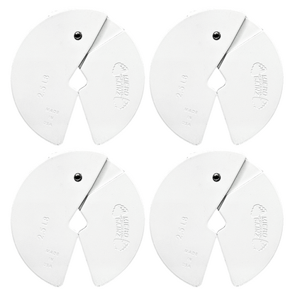 Micro Gainz White 2.5LB Dumbbell Fractional Weight Plates
