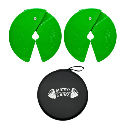 Micro Gainz Green 2.5LB Dumbbell Fractional Weight Plates
