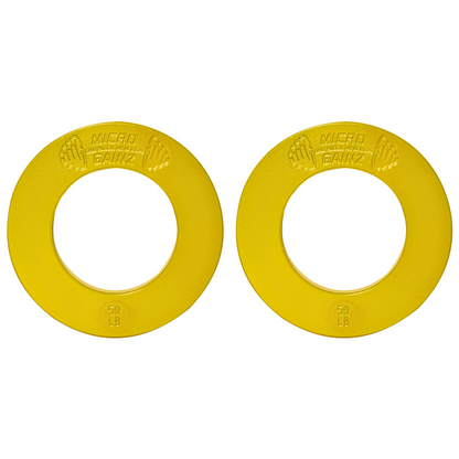 Micro Gainz Olympic Size Fractional Weight Plates Pair of .50LB Plates