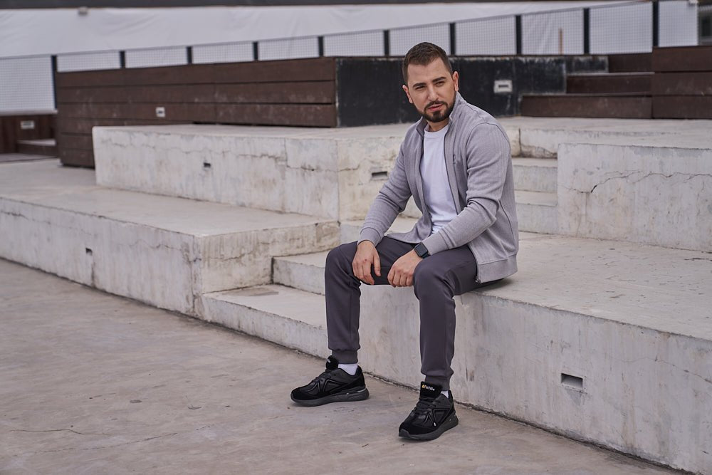 FitVille Men's High - top Rebound Core Walking Shoes V4 - 10