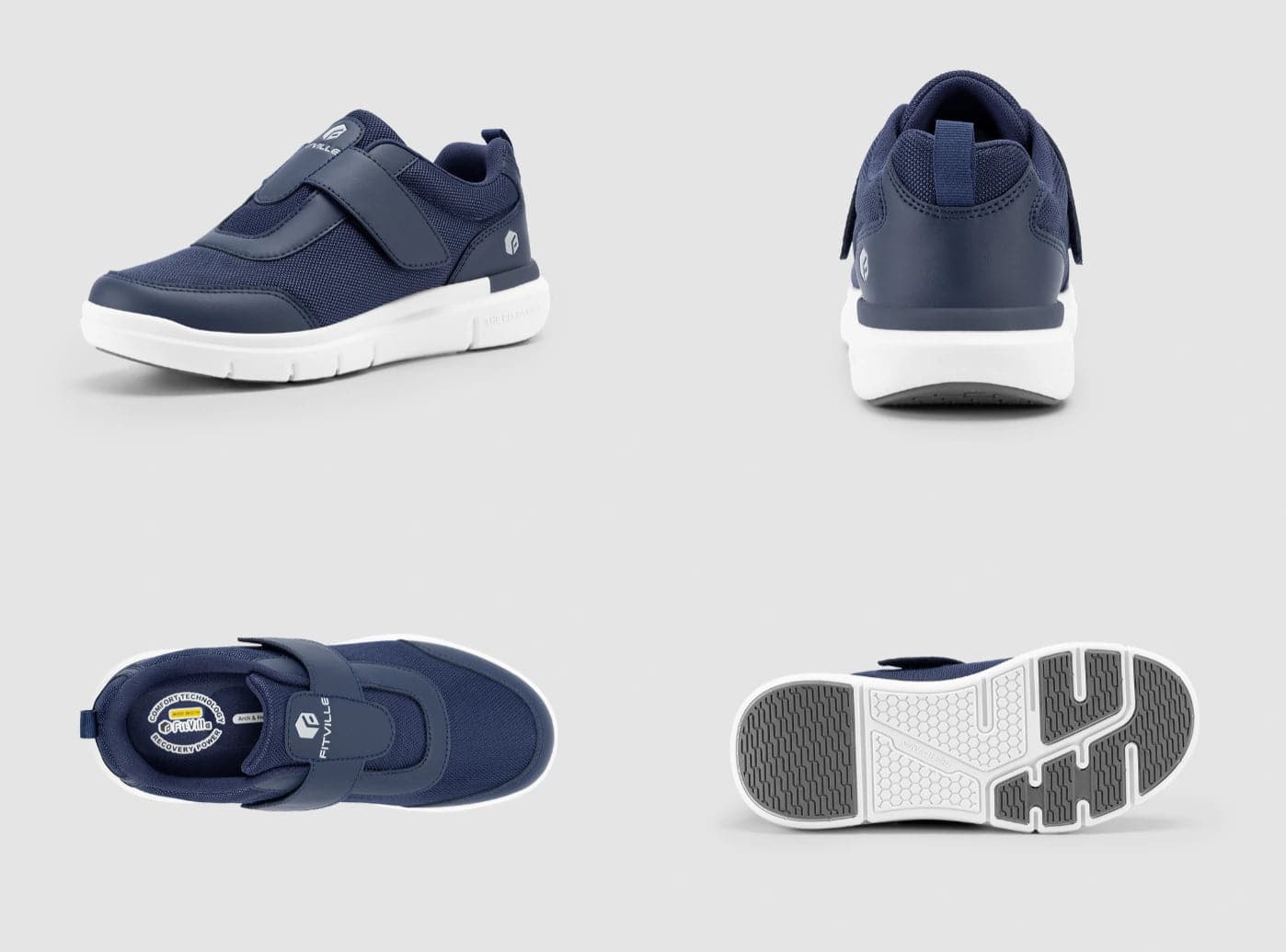 FitVille Men's EasyTop StrapEase V4 - Mann