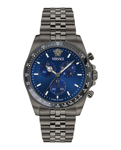 Versace Greca Chrono Wave Bracelet Watch