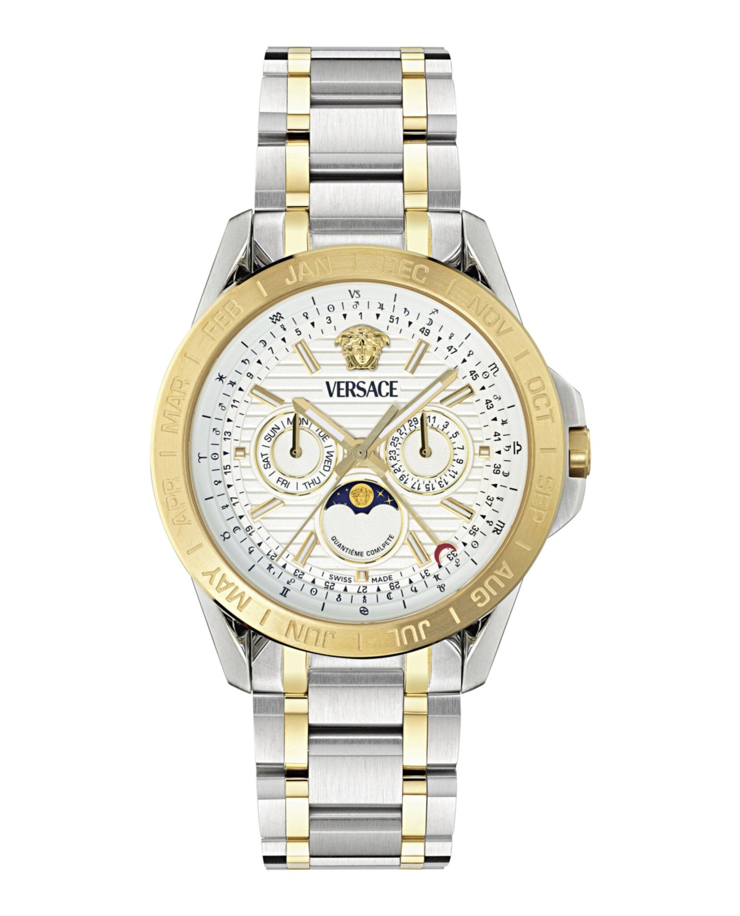 Versace V-Galaxy Moonphase Bracelet Watch