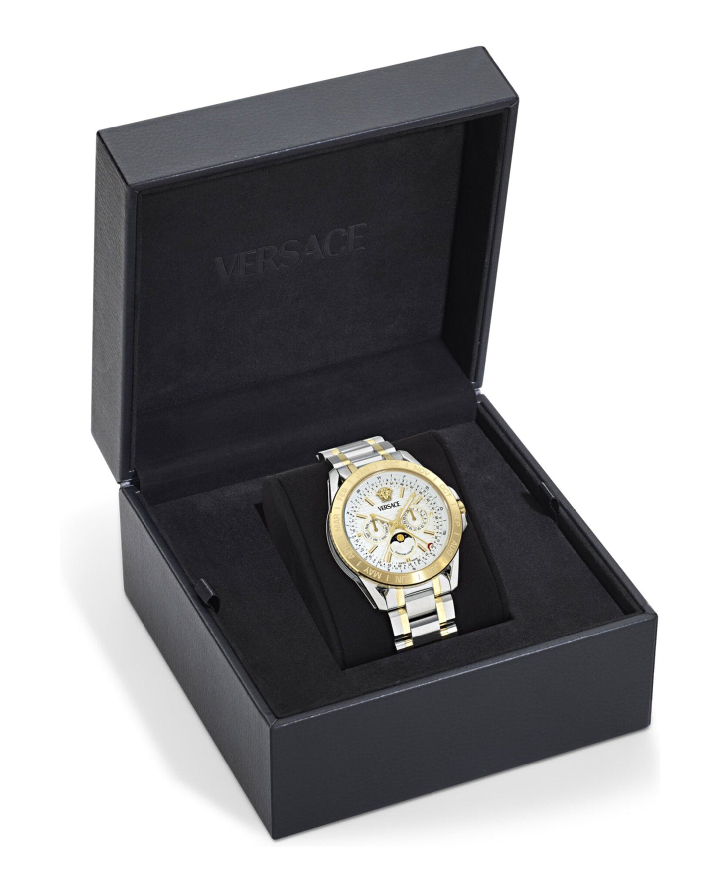 Versace V-Galaxy Moonphase Bracelet Watch