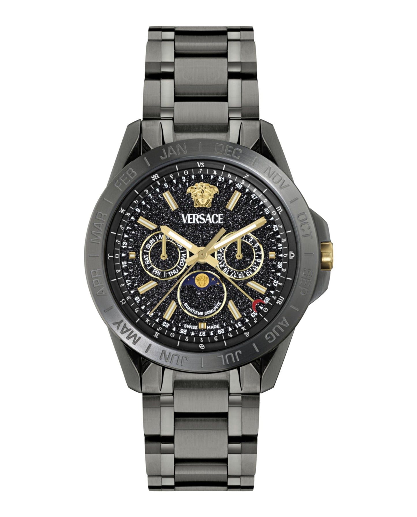 Versace V-Galaxy Moonphase Bracelet Watch