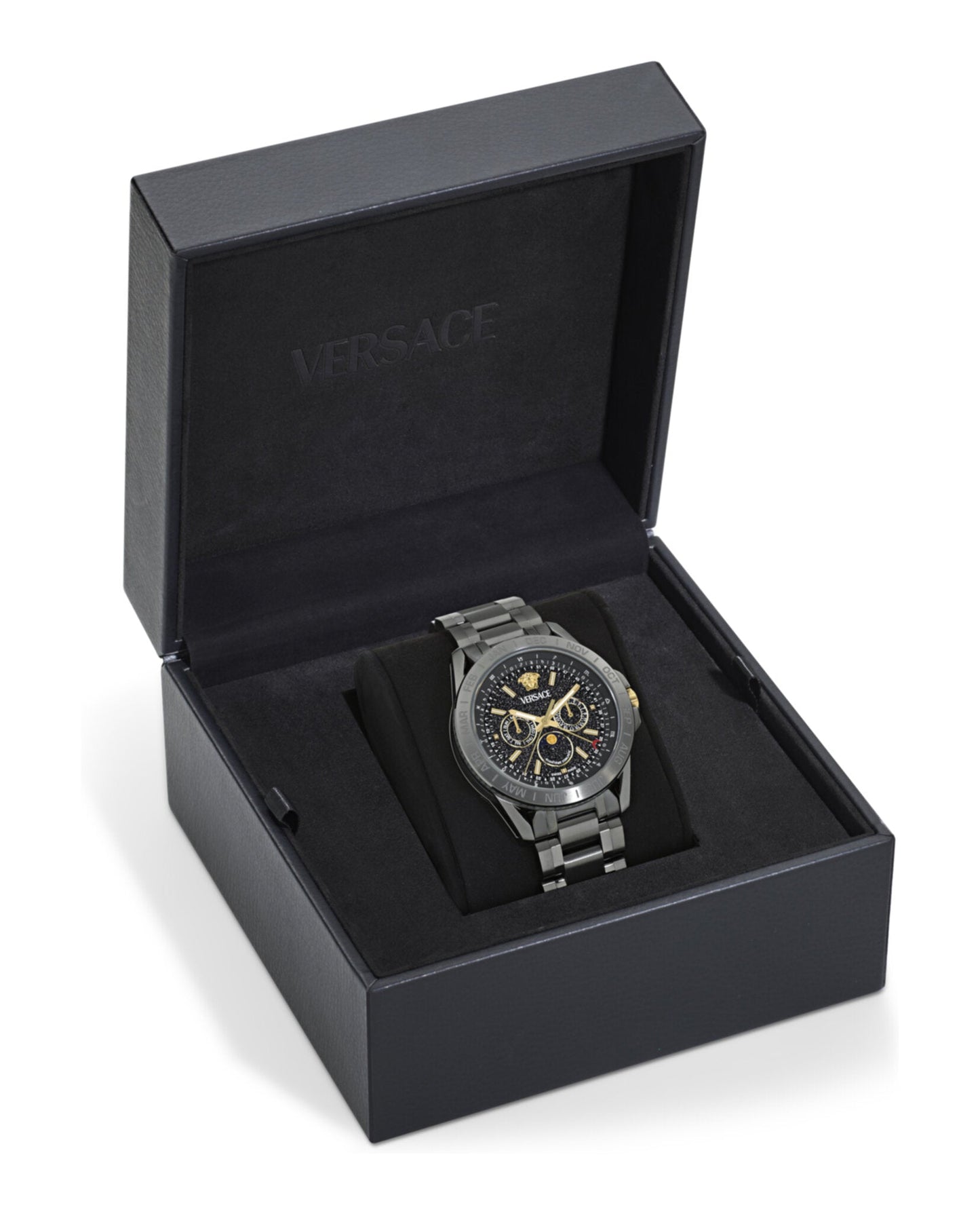 Versace V-Galaxy Moonphase Bracelet Watch