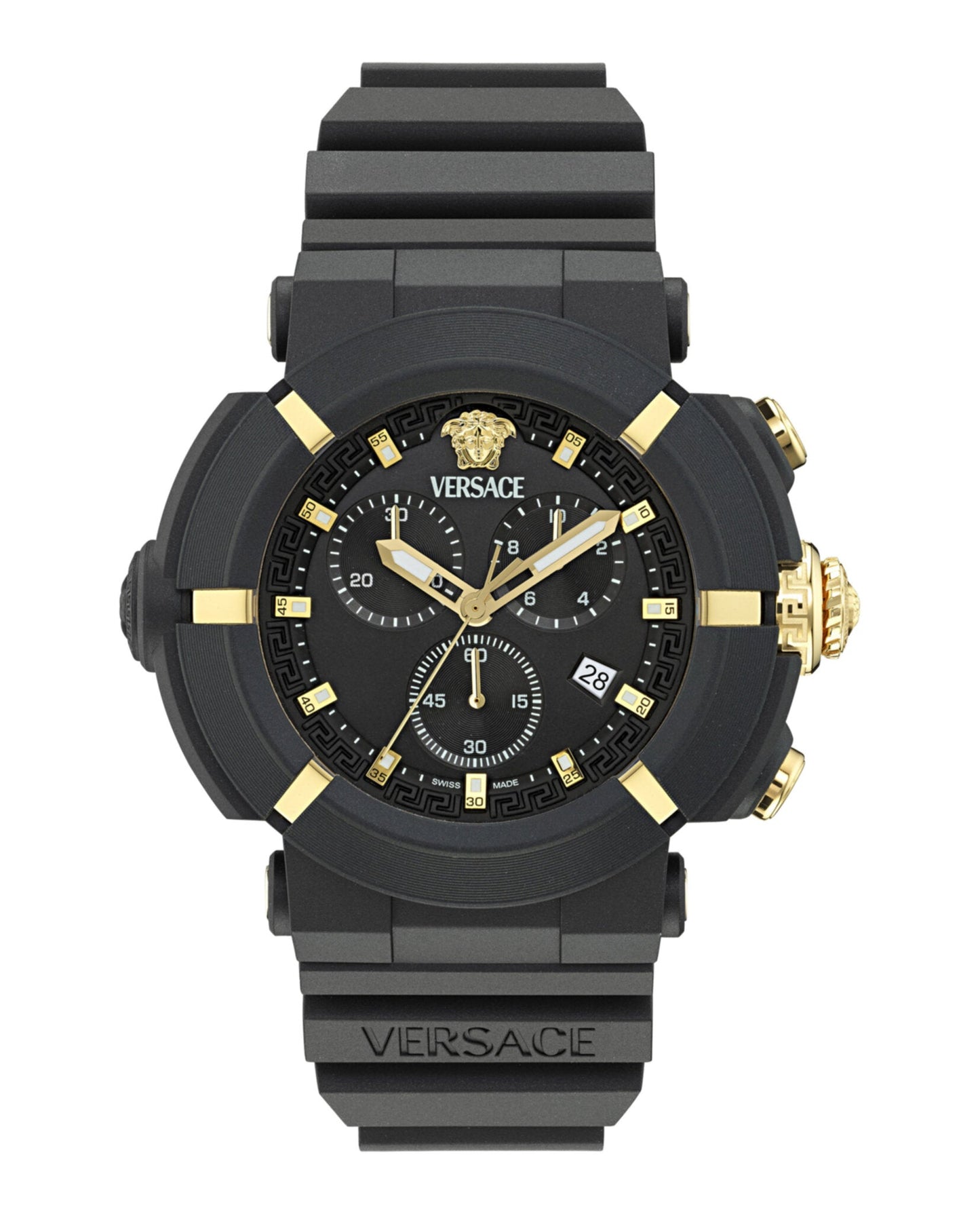 Versace  Real Active Chrono Silicone Watch