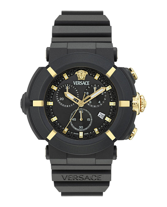 Versace  Real Active Chrono Silicone Watch