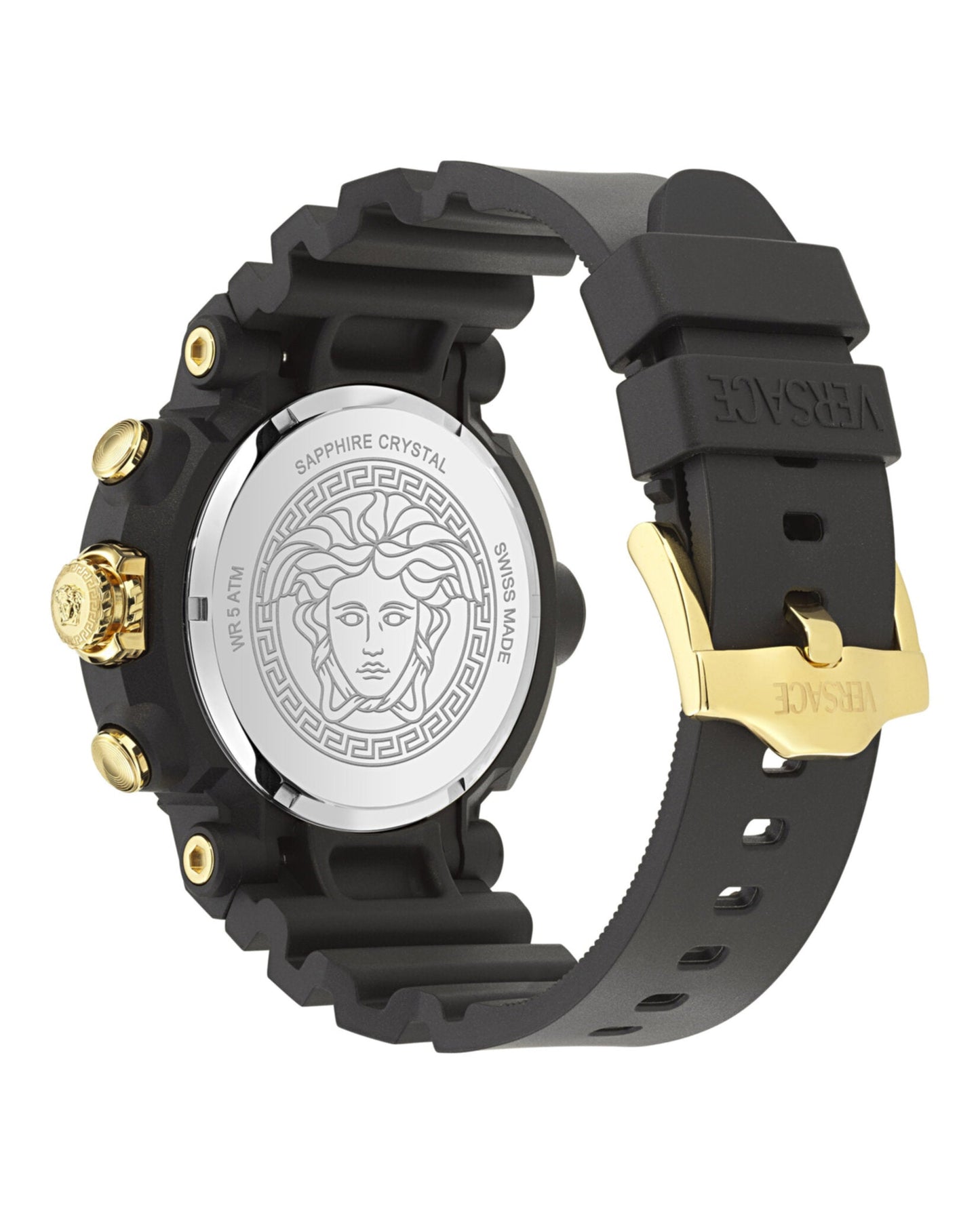Versace  Real Active Chrono Silicone Watch