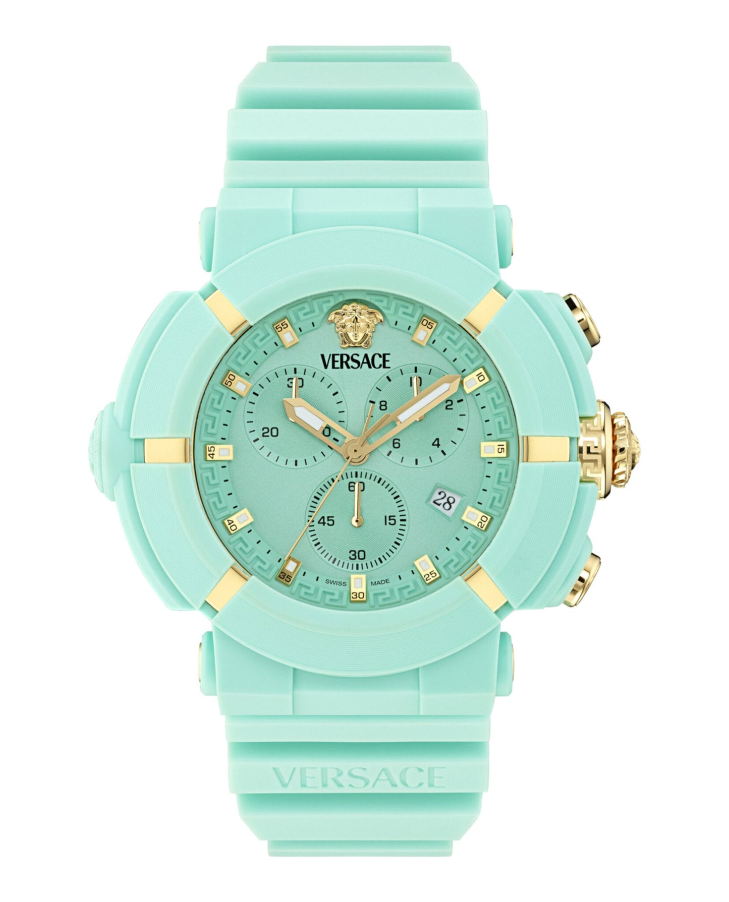 Versace Real Active Chrono Silicone Watch